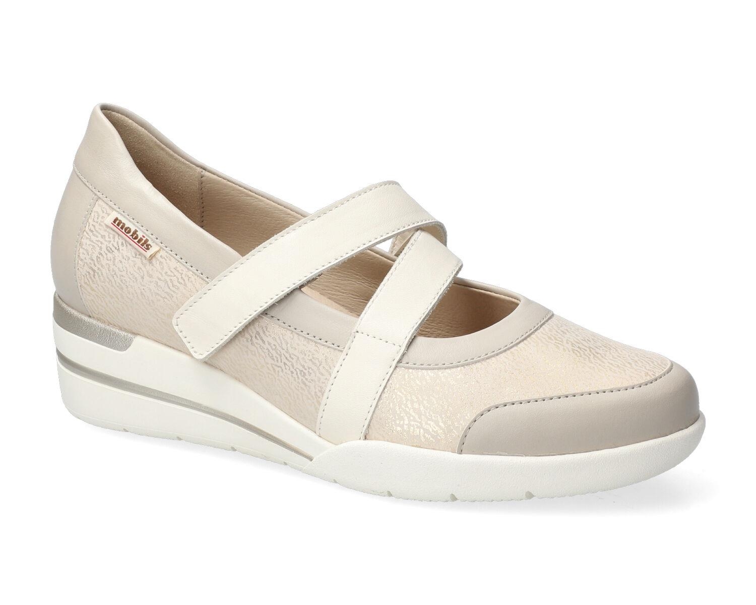 Ballerines femme modèle Cintia Blanc casse - Mephisto
